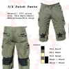 3/4 patch pants